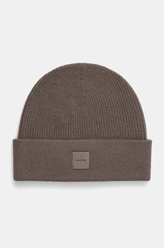 Шерстяная шапка Calvin Klein, коричневый
Шерстяная шапка Calvin Klein, коричневый