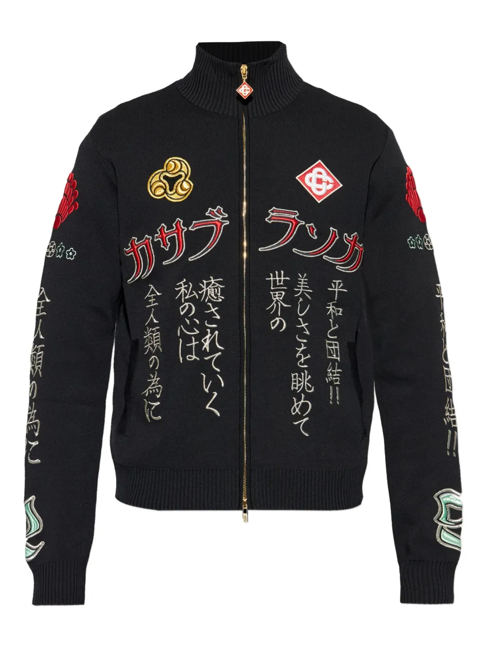 Кардиган на молнии CASABLANCA, черный
Кардиган на молнии CASABLANCA, черный