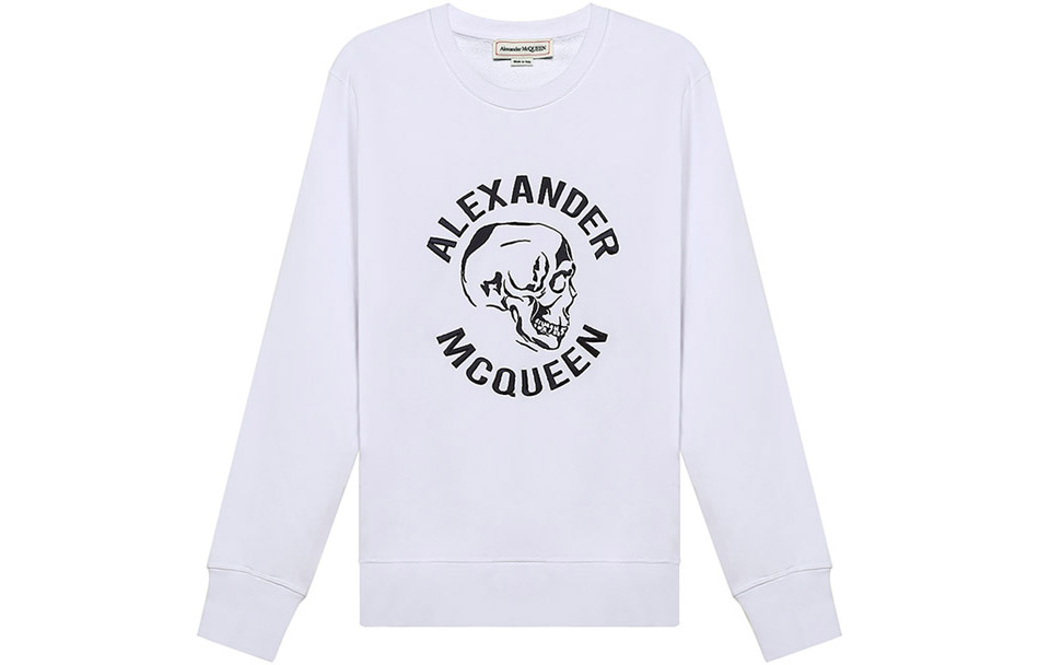 Alexander McQueen Белая толстовка для мужчин
Alexander McQueen Белая толстовка для мужчин