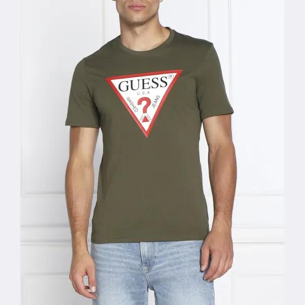 Облегающая футболка Guess, зеленый
Облегающая футболка Guess, зеленый