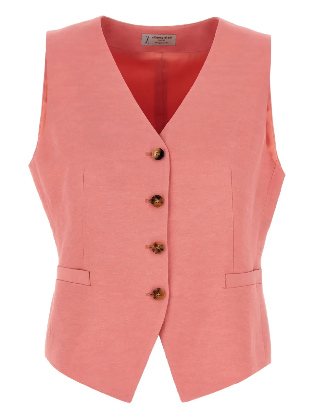 Жилет на пуговицах Alberto Biani, розовый
Жилет на пуговицах Alberto Biani, розовый