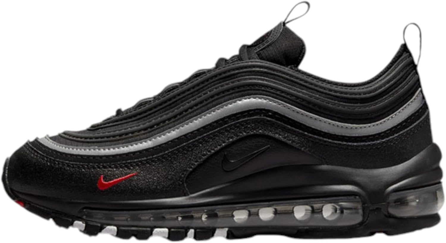 Мужские кроссовки для бега Nike Air Max 97 (GS) Competition, белый/черный/красный
Мужские кроссовки для бега Nike Air Max 97 (GS) Competition, белый/черный/красный