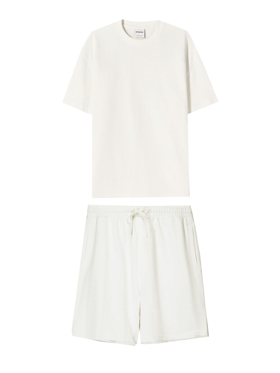 Спортивный костюм Bershka, белый
Спортивный костюм Bershka, белый