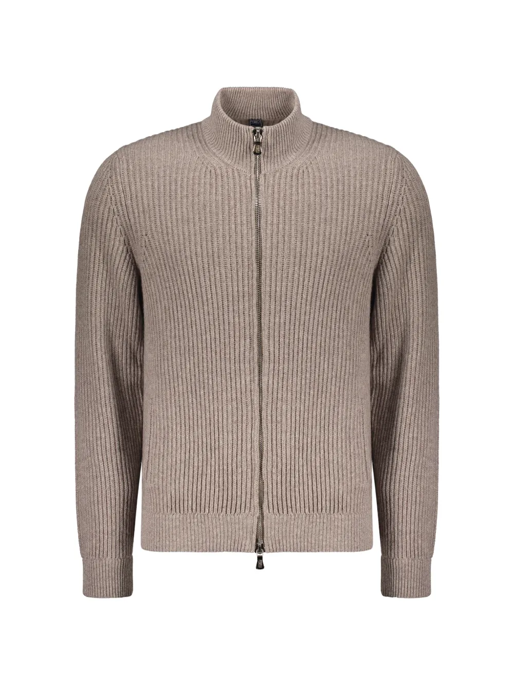 Кардиган с высоким воротником и молнией спереди Fedeli, бежевый
Кардиган с высоким воротником и молнией спереди Fedeli, бежевый