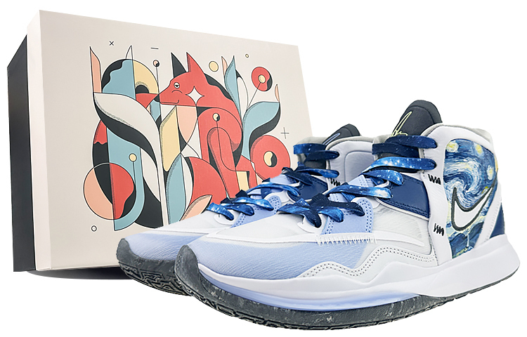 Nike Кроссовки баскетбольные Kyrie 8 Infinity противоскользящие износостойкие мидтоп унисекс синие белые
Nike Кроссовки баскетбольные Kyrie 8 Infinity противоскользящие износостойкие мидтоп унисекс синие белые