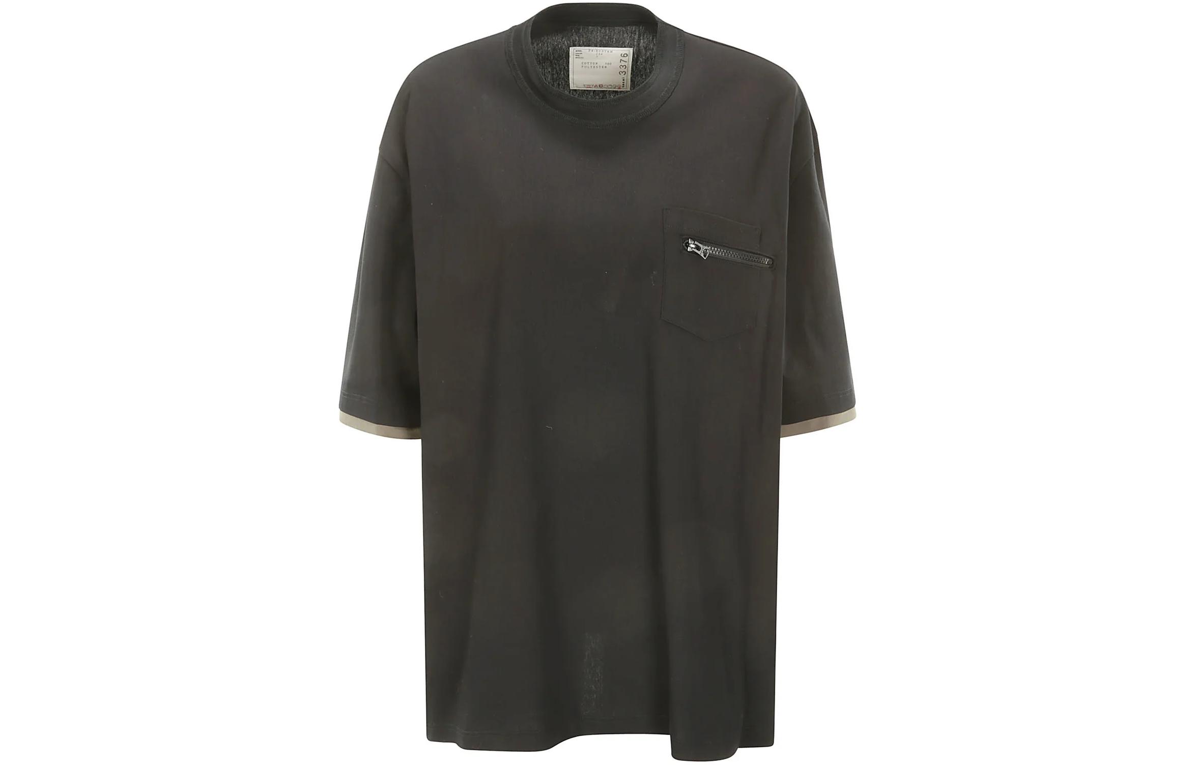 Футболка с карманом на молнии Sacai, Distressed Color
Футболка с карманом на молнии Sacai, Distressed Color