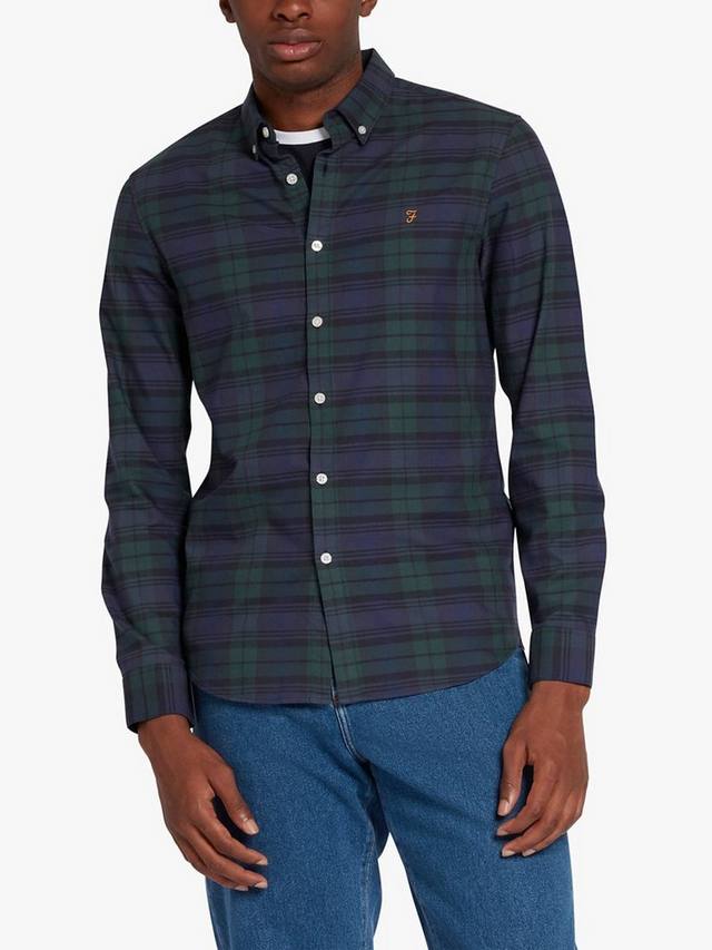 Brewer Check Slim Fit рубашка из органического хлопка Oxford Farah, 309 Woodland Pine
Brewer Check Slim Fit рубашка из органического хлопка Oxford Farah, 309 Woodland Pine