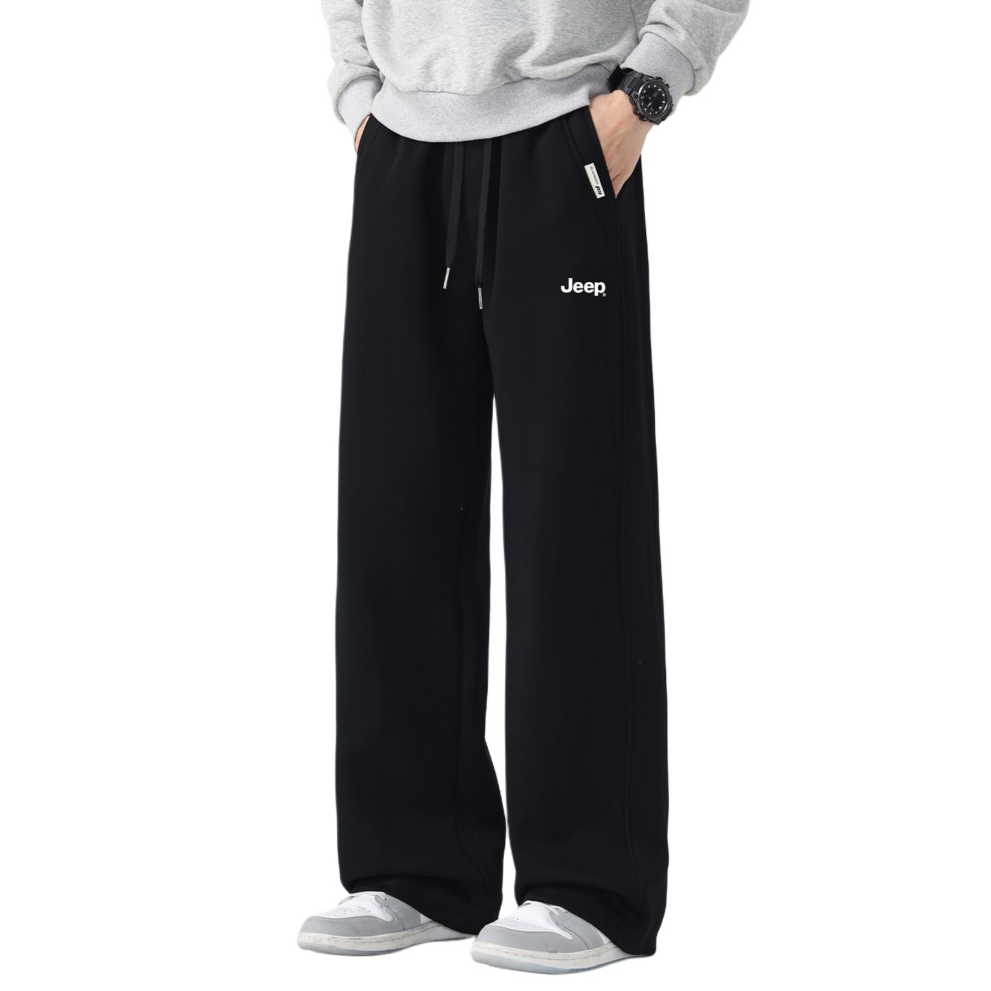 Повседневные брюки Unisex Moderate Straight Fit Jeep, черный
Повседневные брюки Unisex Moderate Straight Fit Jeep, черный