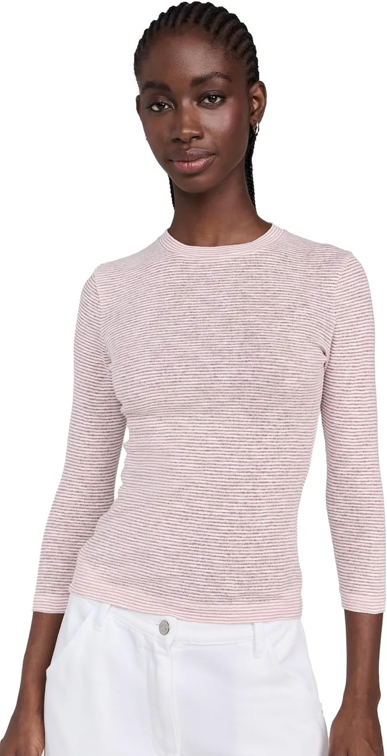 Vince Women's Micro Stripe 3/4 Sleeve Crew Neck Tee
Vince Women's Micro Stripe 3/4 Sleeve Crew Neck Tee