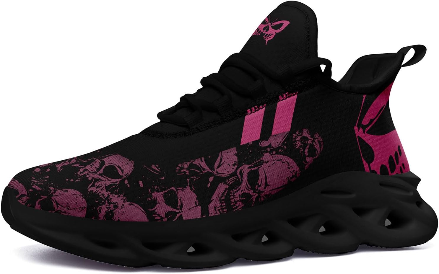 Мужские дорожные кроссовки для бега с противоскользящей подошвой, легкие, модные с черепом и розой, для ходьбы, спортивные, стильные, с амортизацией, женские Coolcustomize, черный
Мужские дорожные кроссовки для бега с противоскользящей подошвой, легкие, модные с черепом и розой, для ходьбы, спортивные, стильные, с амортизацией, женские Coolcustomize, черный