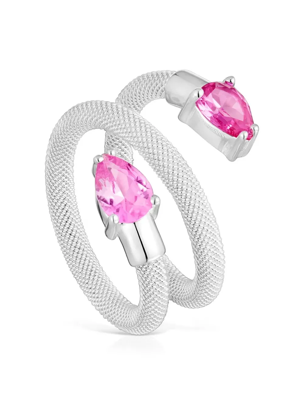 Кольцо с камнями Tous, серебряный
Кольцо с камнями Tous, серебряный