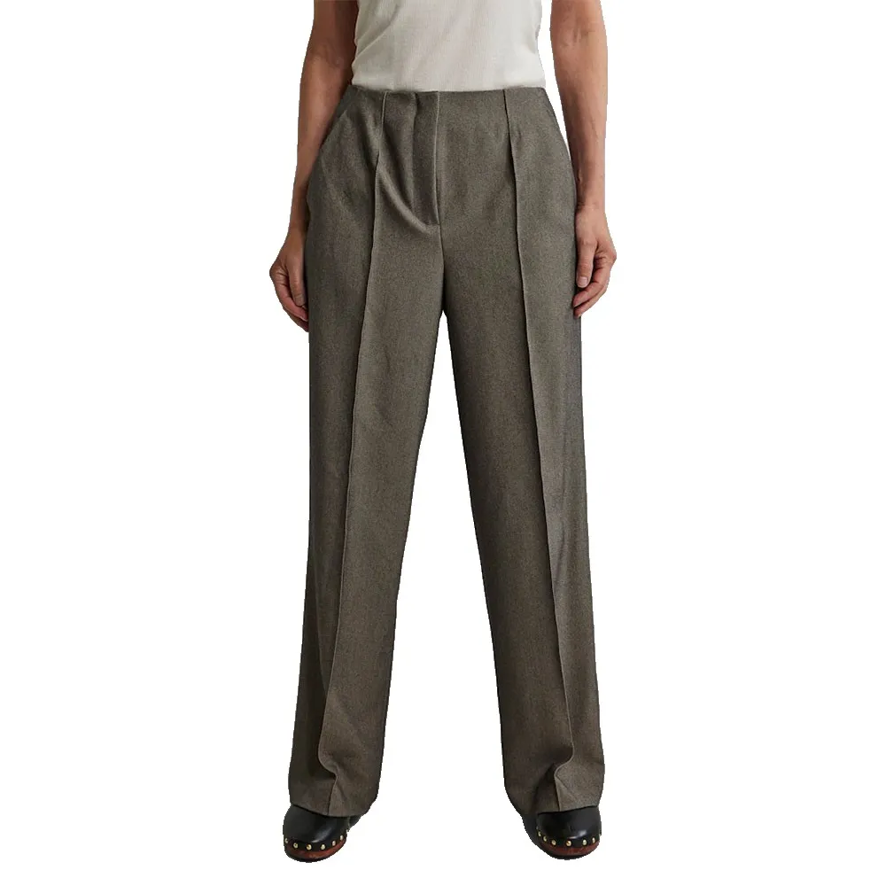 Брюки Yas Reemaj high waist, серый 
Брюки Yas Reemaj high waist, серый