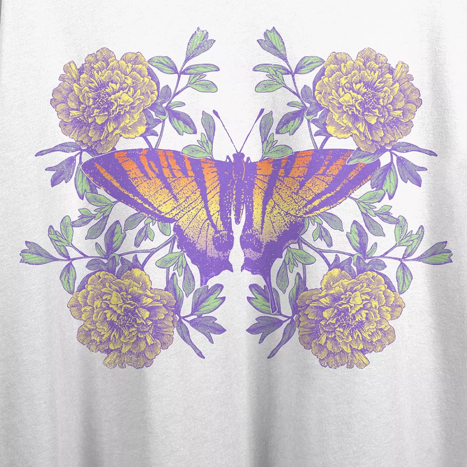 Детская футболка с винтажным цветочным градиентом и рисунком
Детская футболка с винтажным цветочным градиентом и рисунком