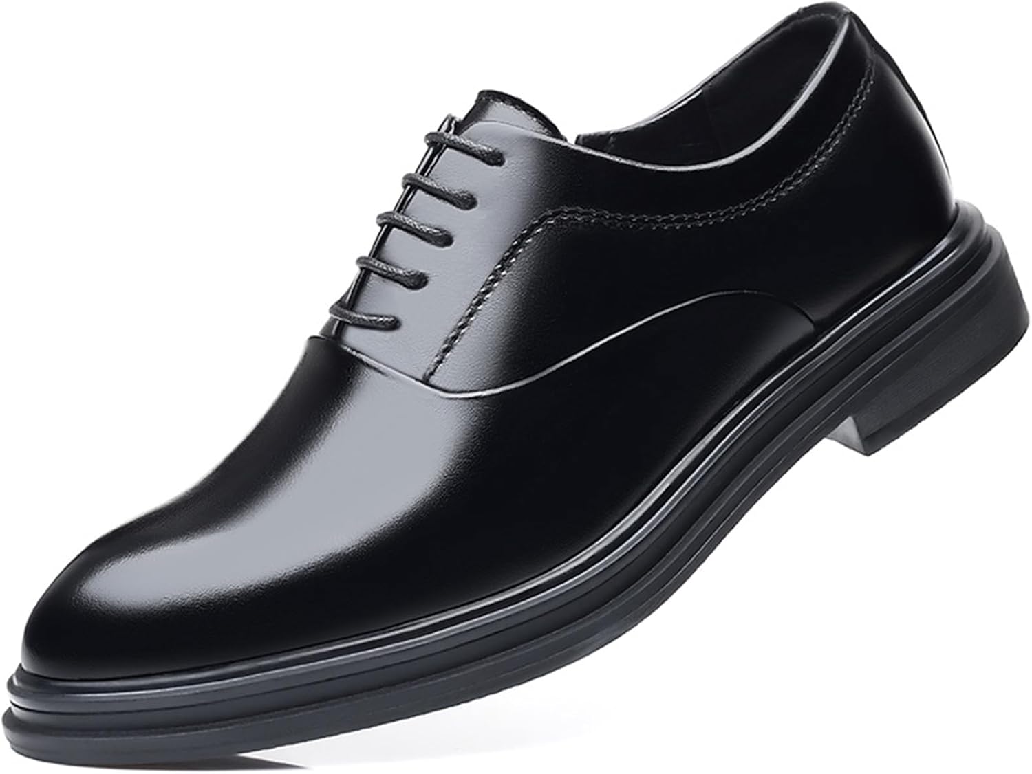 Мужские классические оксфорды на шнуровке, модные кожаные туфли с заостренным носком, формальные деловые и свадебные дерби Lossarye, черный
Мужские классические оксфорды на шнуровке, модные кожаные туфли с заостренным носком, формальные деловые и свадебные дерби Lossarye, черный
