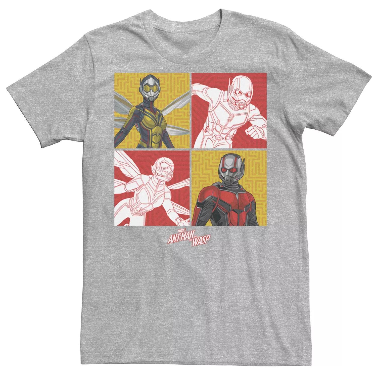 Мужская футболка с плакатом «Человек-муравей Марвел и площадь Осы» Licensed Character
Мужская футболка с плакатом «Человек-муравей Марвел и площадь Осы» Licensed Character