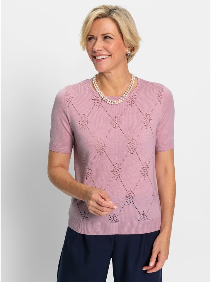 Свитер с круглым вырезом розового цвета WITT WEIDEN
Свитер с круглым вырезом розового цвета WITT WEIDEN