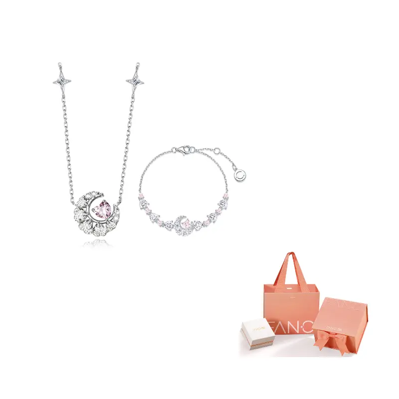 FANCI Серебряное колье с лунной серией Dreamy Heart S925
FANCI Серебряное колье с лунной серией Dreamy Heart S925