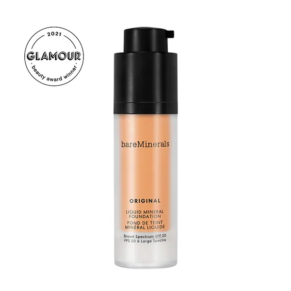 Веганская жидкая основа под макияж Original Liquid Mineral Foundation Spf 20 Bareminerals, цвет neutral tan
Веганская жидкая основа под макияж Original Liquid Mineral Foundation Spf 20 Bareminerals, цвет neutral tan