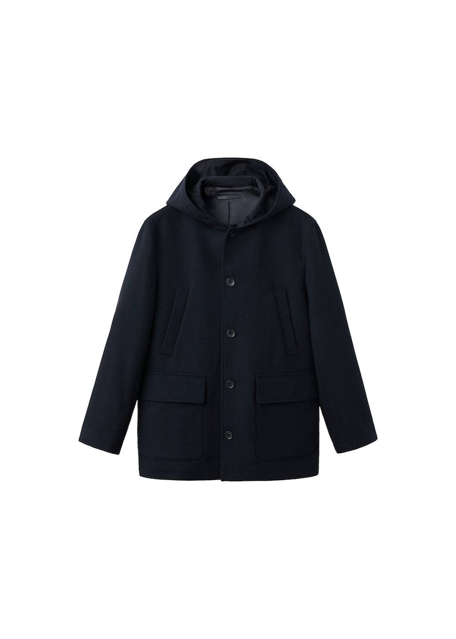 Пальто межсезонное MANGO MAN Sancho, темно-синий
Пальто межсезонное MANGO MAN Sancho, темно-синий