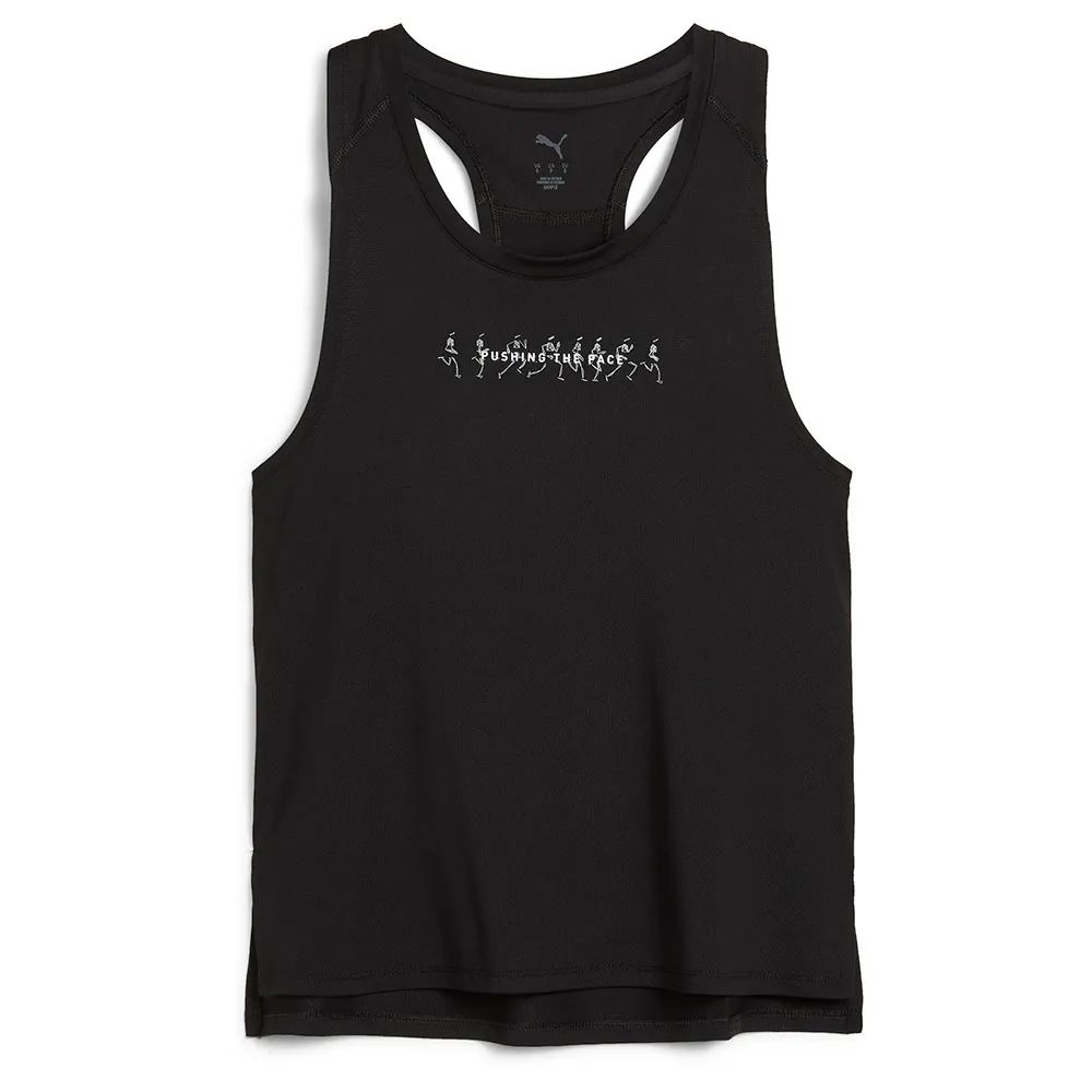 Футболка без рукавов спортивная Puma Run Graphic Mesh, черный
Футболка без рукавов спортивная Puma Run Graphic Mesh, черный