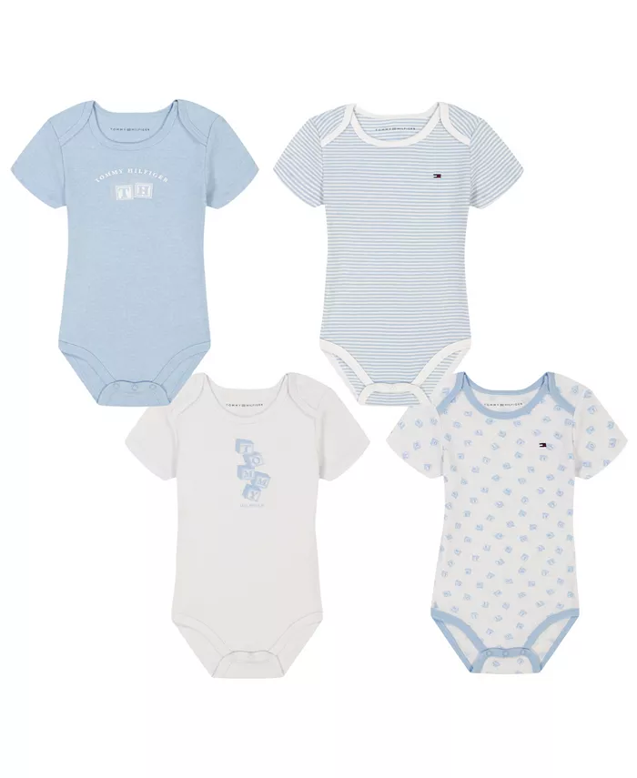 Четыре боди с короткими рукавами для мальчиков Tommy Hilfiger, мультиколор
Четыре боди с короткими рукавами для мальчиков Tommy Hilfiger, мультиколор