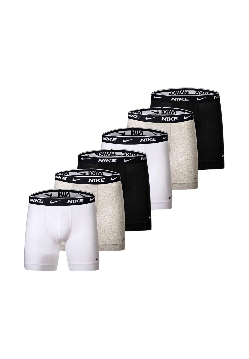 Трусики-боксеры из хлопка стрейч на каждый день, 6 шт. в упаковке NIKE, цвет Grau Schwarz
Трусики-боксеры из хлопка стрейч на каждый день, 6 шт. в упаковке NIKE, цвет Grau Schwarz