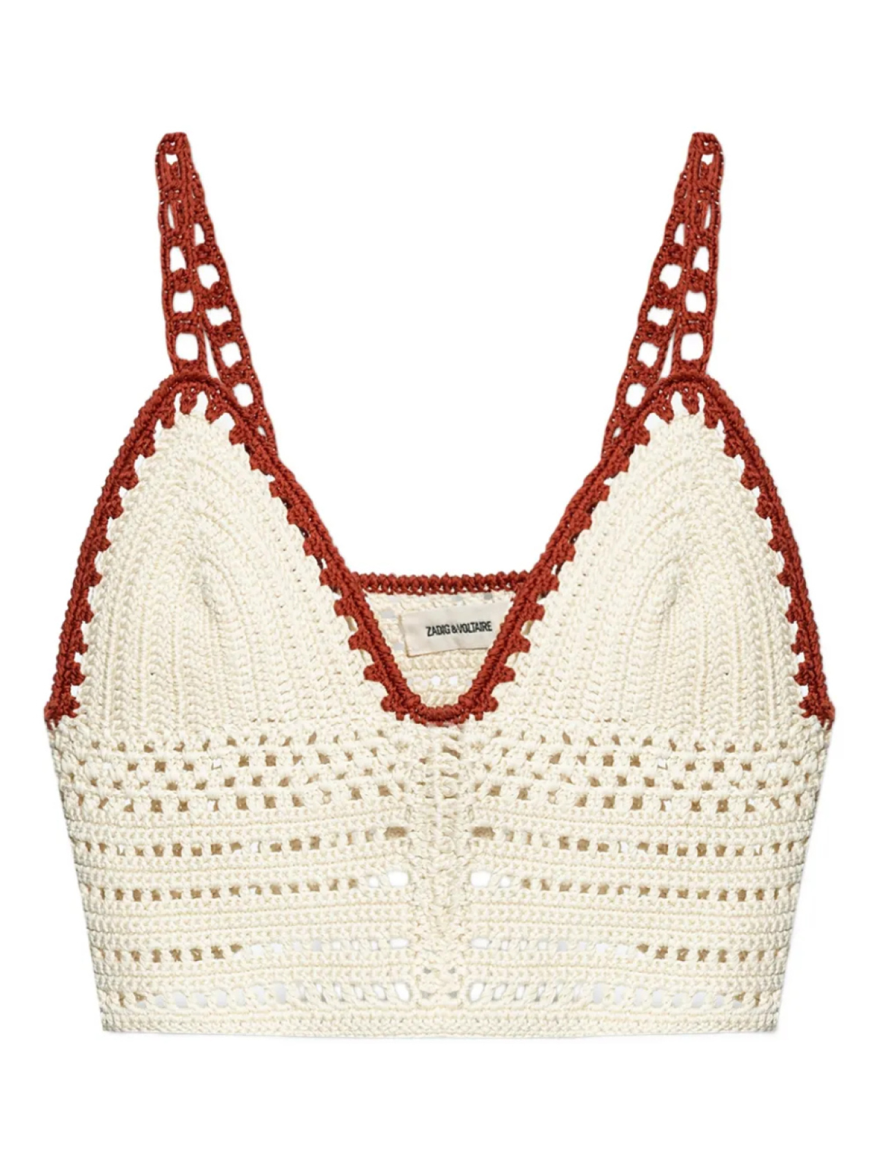 Вязаный крючком бюстгальтер Zadig&Voltaire, нейтральный
Вязаный крючком бюстгальтер Zadig&Voltaire, нейтральный