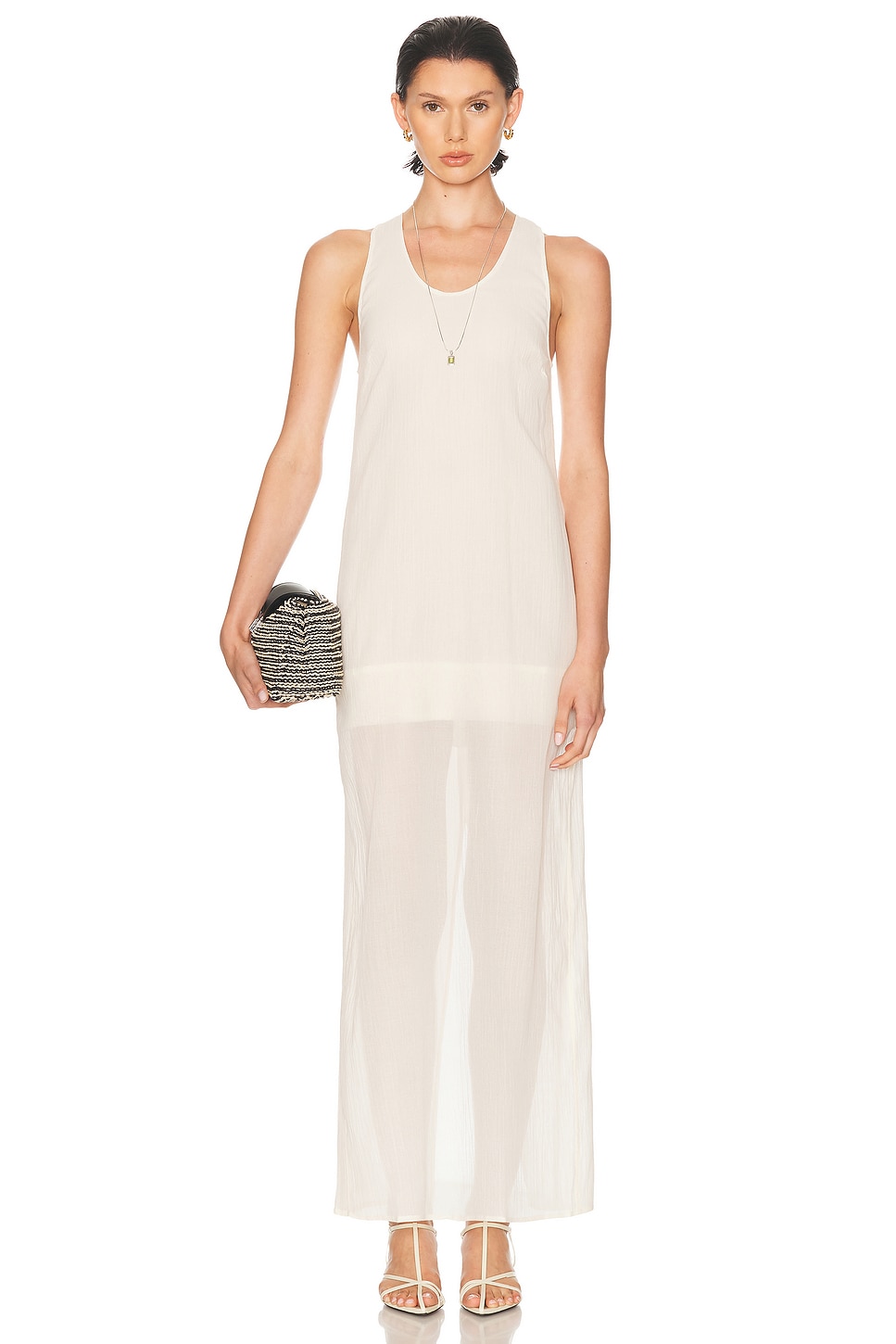 Платье-совок с плиссировкой Toteme, Ecru
Платье-совок с плиссировкой Toteme, Ecru