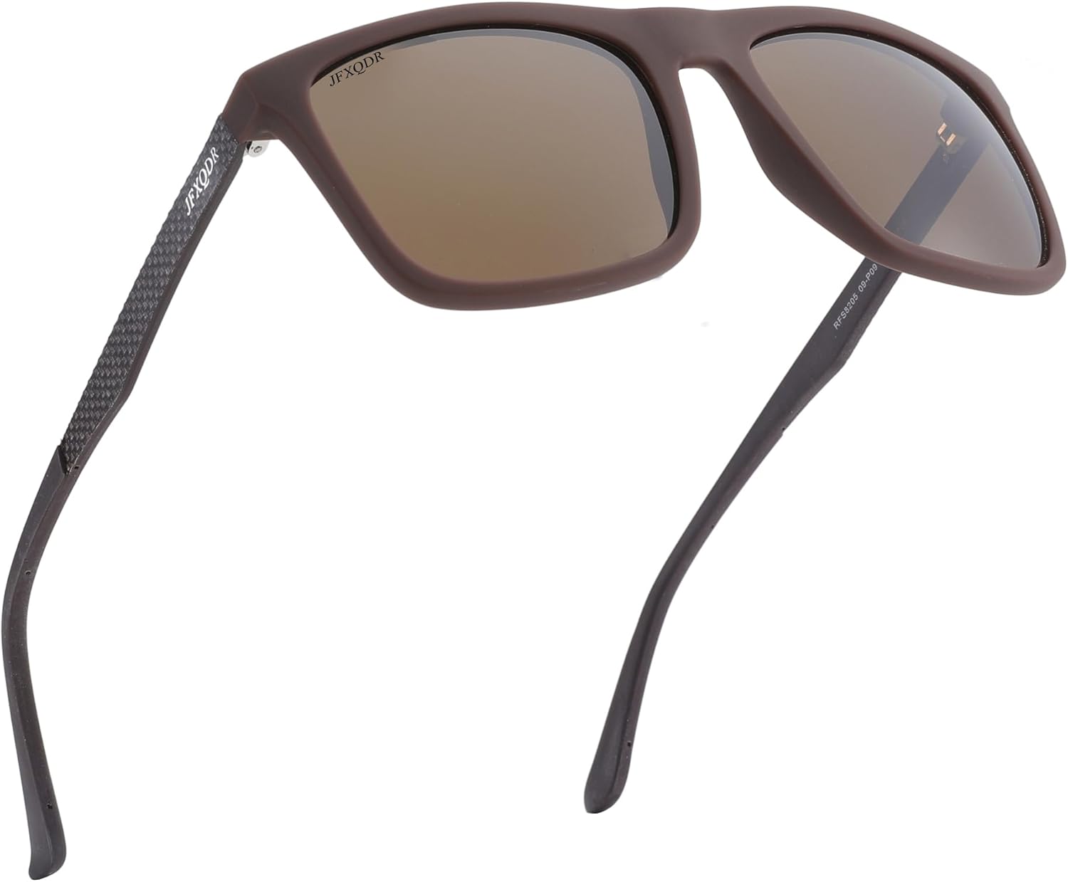 Мужские поляризованные солнцезащитные очки, квадратная резиновая оправа, дужки из углеродного волокна, для рыбалки и вождения, защита от УФ-излучения RFS8205 JFXQDR, A1 - Brown Frame Brown Lens
Мужские поляризованные солнцезащитные очки, квадратная резиновая оправа, дужки из углеродного волокна, для рыбалки и вождения, защита от УФ-излучения RFS8205 JFXQDR, A1 - Brown Frame Brown Lens