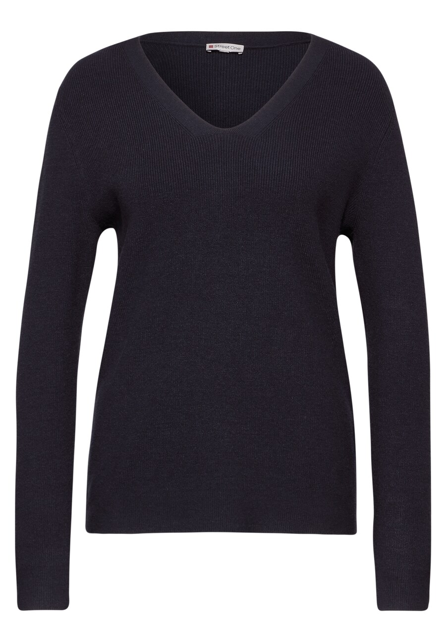 Базовый свитер STREET ONE Sweater, темно-синий
Базовый свитер STREET ONE Sweater, темно-синий