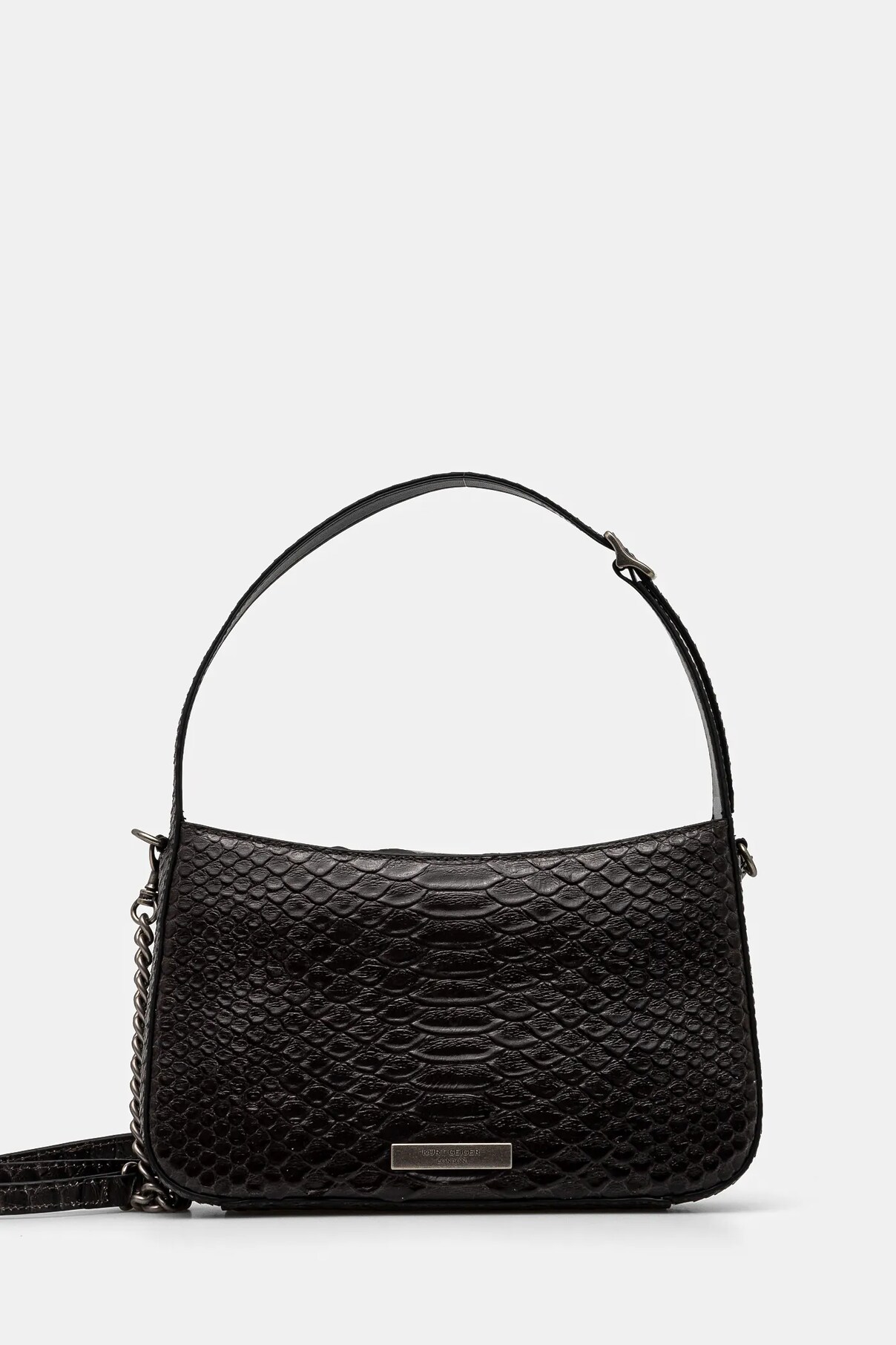 Кожаная сумка Kurt Geiger London, коричневый 
Кожаная сумка Kurt Geiger London, коричневый