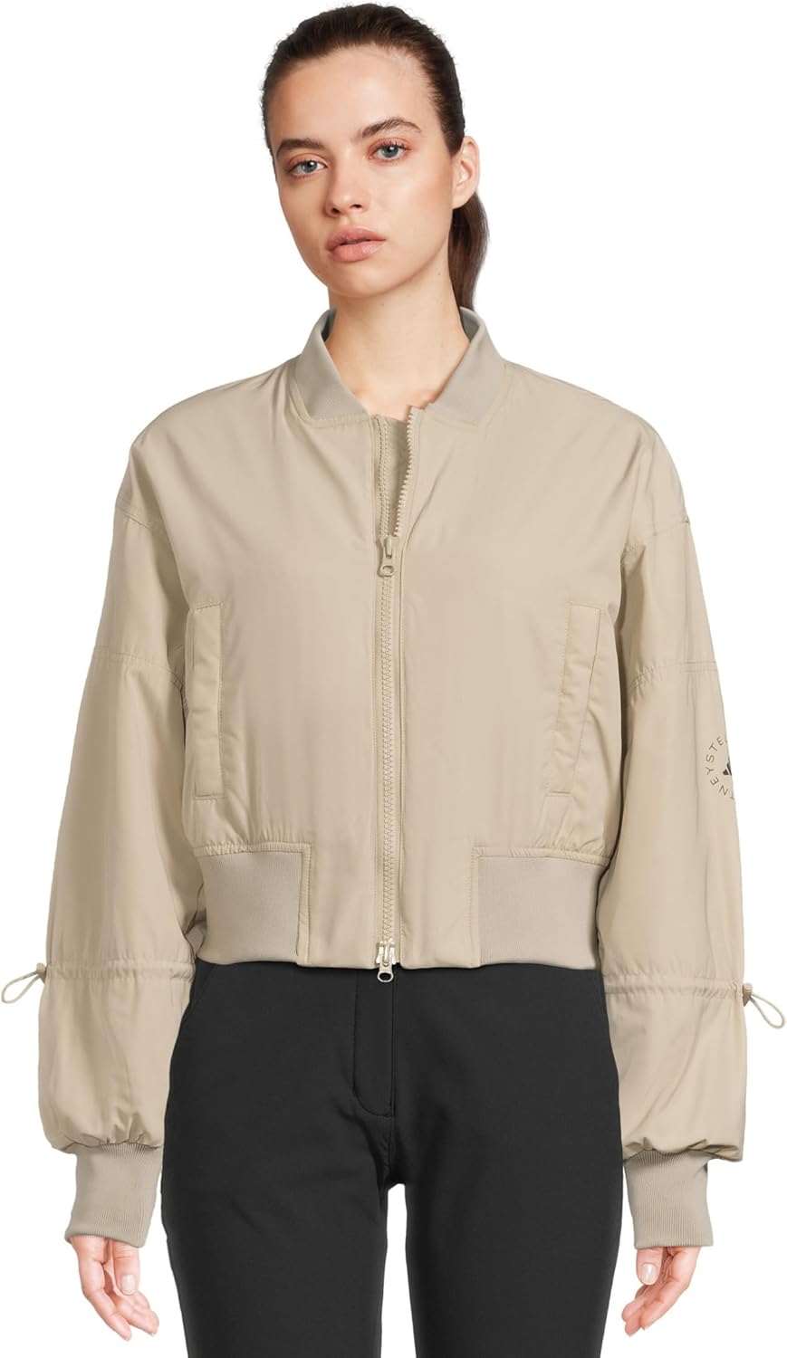 adidas Женская укороченная бомбер из твила Jf6029, Desert Sand-smc
adidas Женская укороченная бомбер из твила Jf6029, Desert Sand-smc