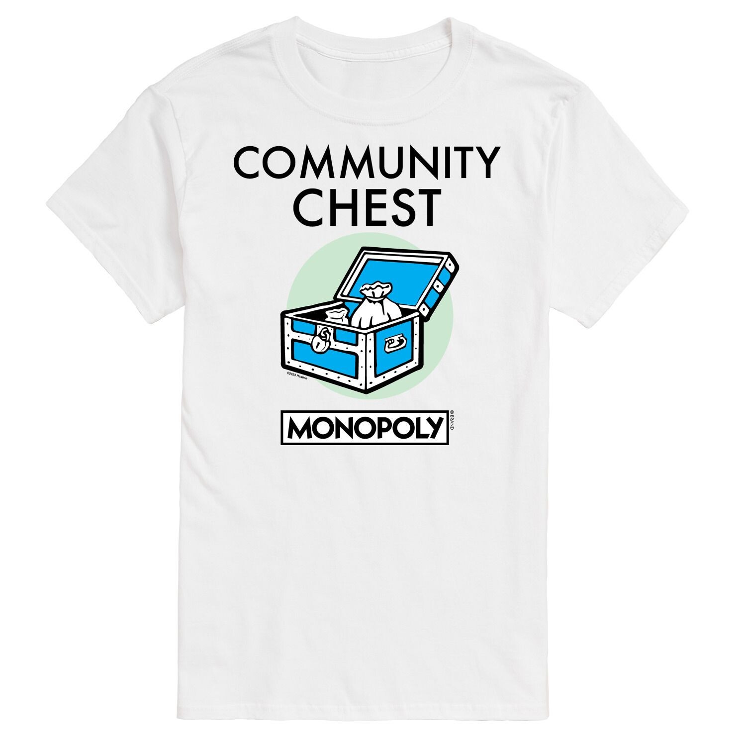 Футболка с рисунком на груди Big & Tall Monopoly Community Licensed Character, белый
Футболка с рисунком на груди Big & Tall Monopoly Community Licensed Character, белый