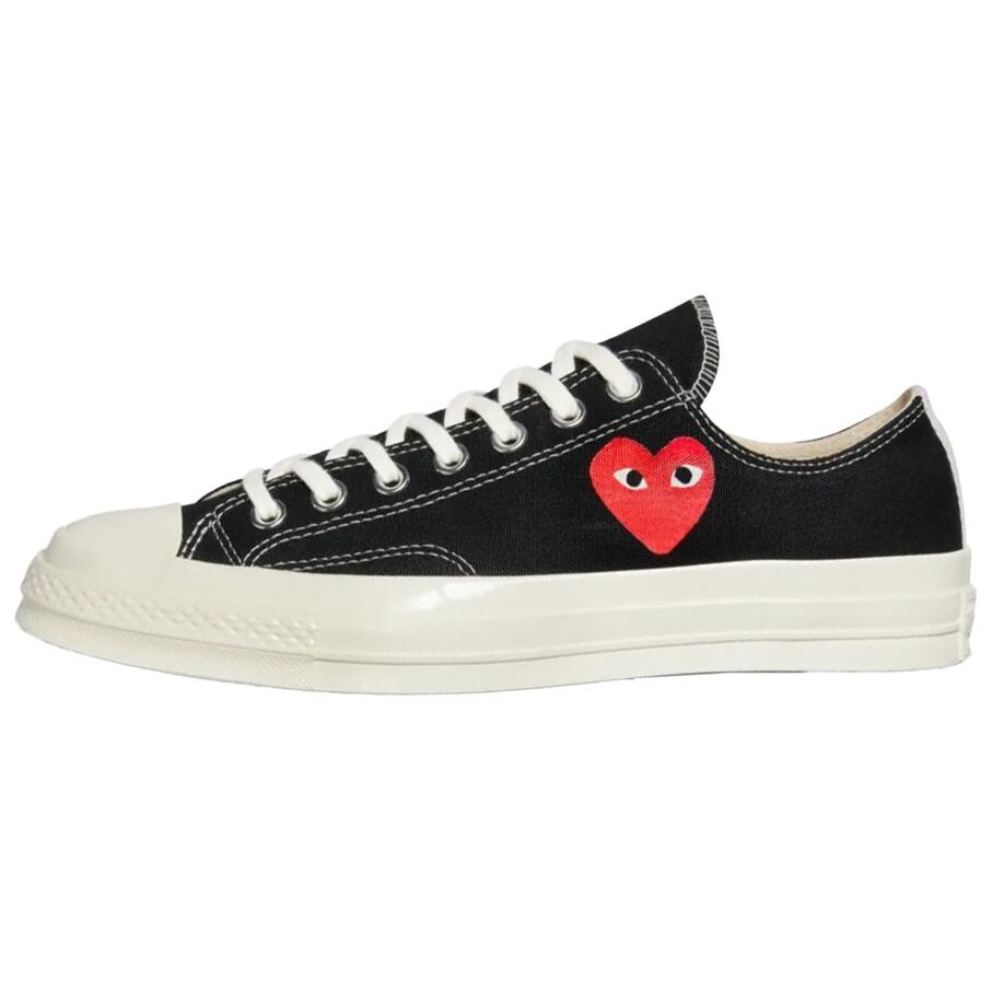 Chuck Taylor All Star 70 Ox Comme Des Garcons PLAY Single Heart Black Converse
Chuck Taylor All Star 70 Ox Comme Des Garcons PLAY Single Heart Black Converse
