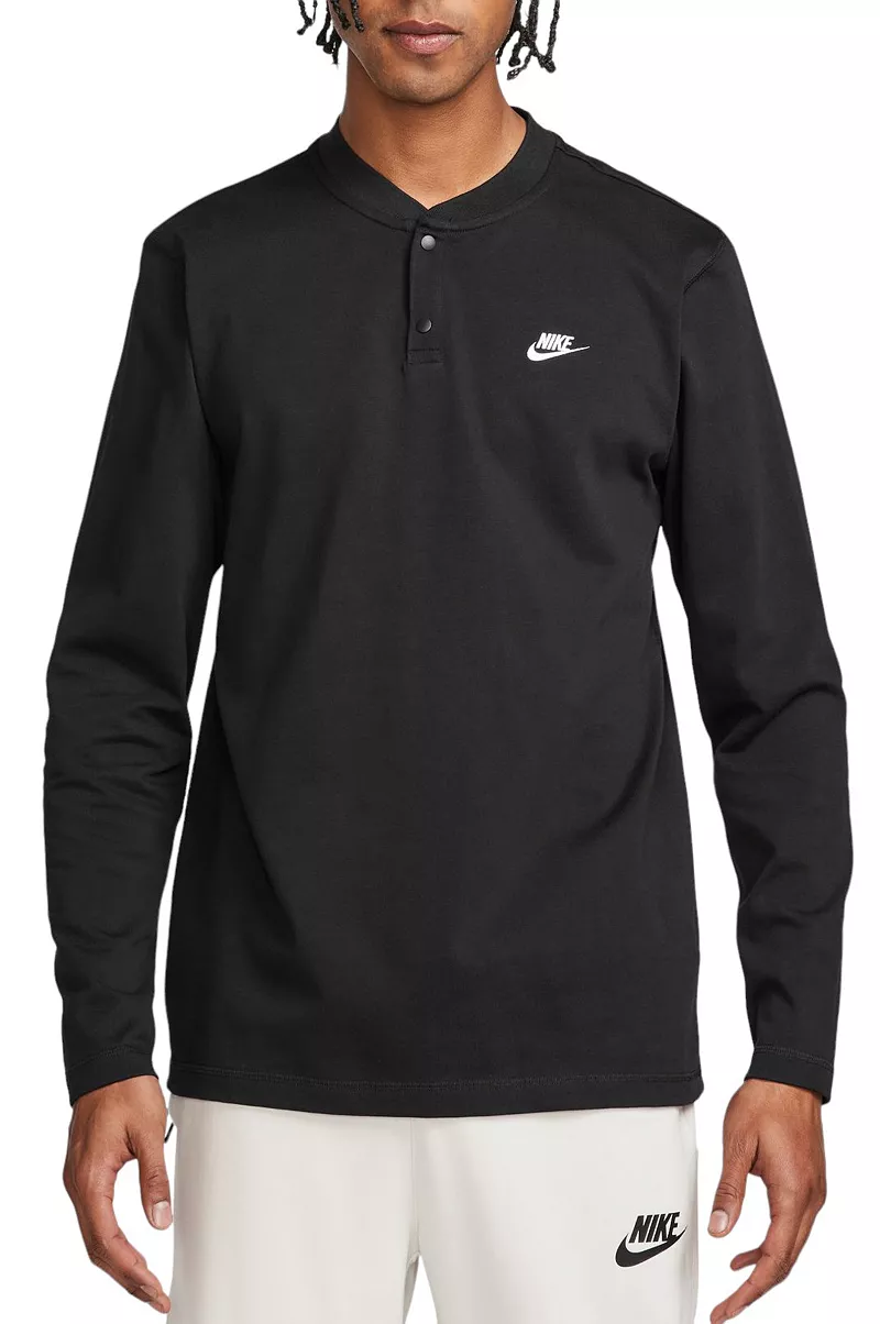 Мужская флисовая рубашка на пуговицах с длинными рукавами Nike Club, черный
Мужская флисовая рубашка на пуговицах с длинными рукавами Nike Club, черный