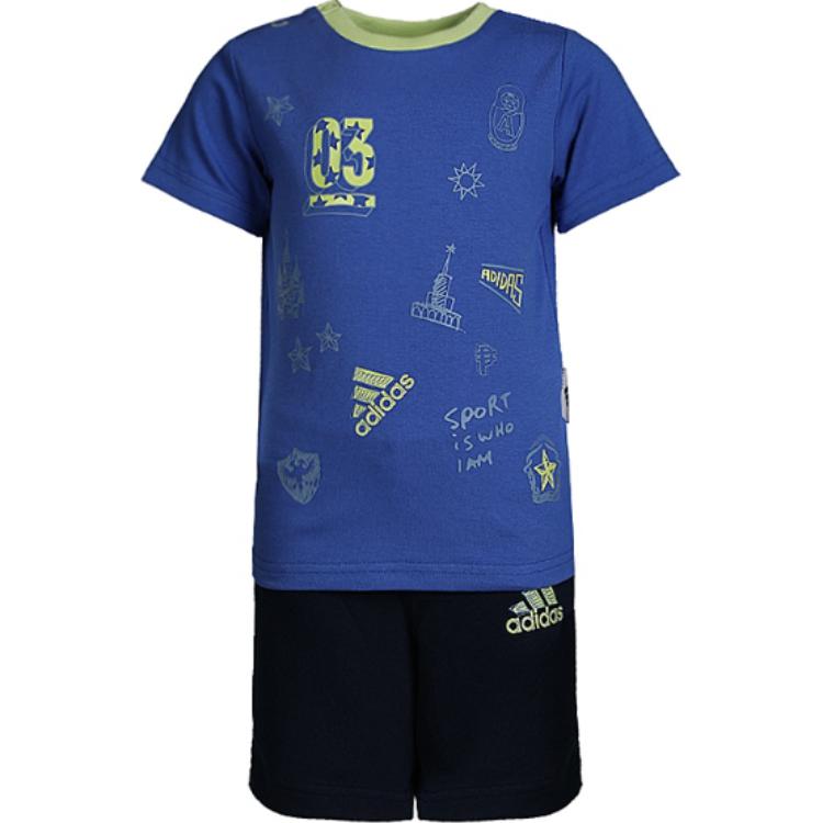 Детская повседневная спортивная одежда Adidas, синий/черный
Детская повседневная спортивная одежда Adidas, синий/черный