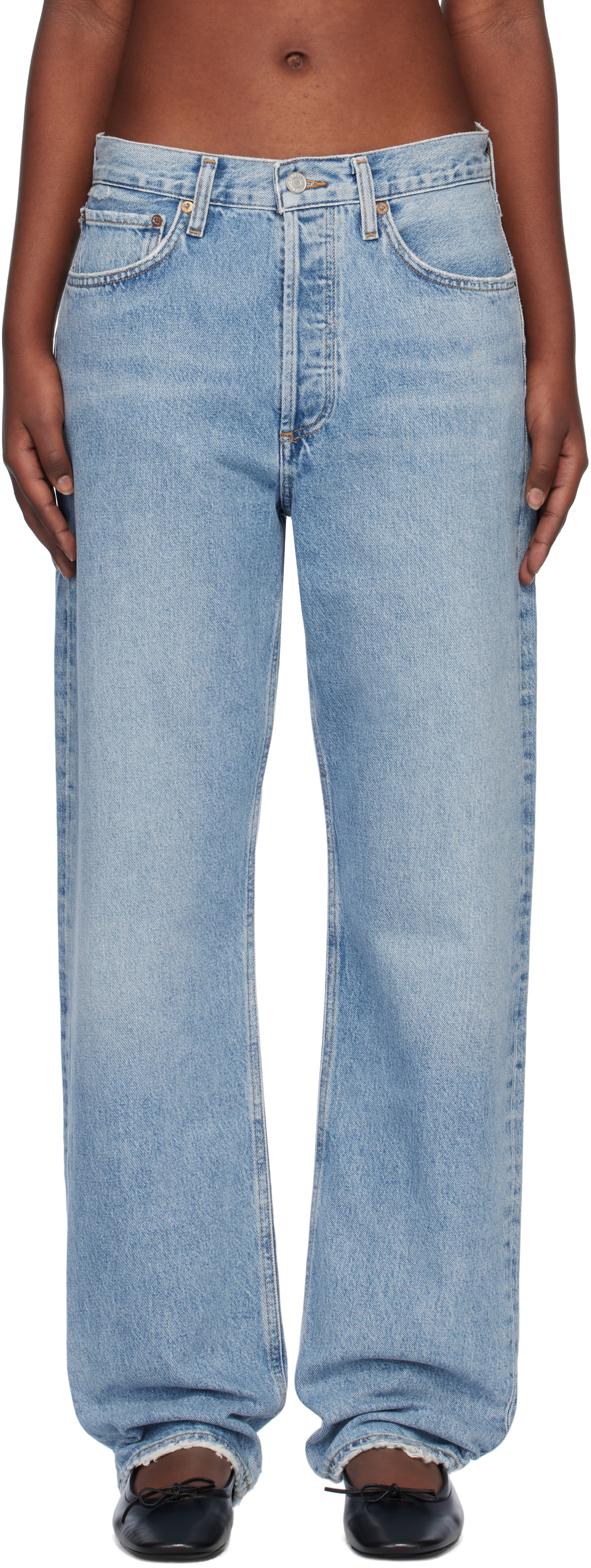 Синие джинсы Келли AGOLDE, Harmonic
Синие джинсы Келли AGOLDE, Harmonic