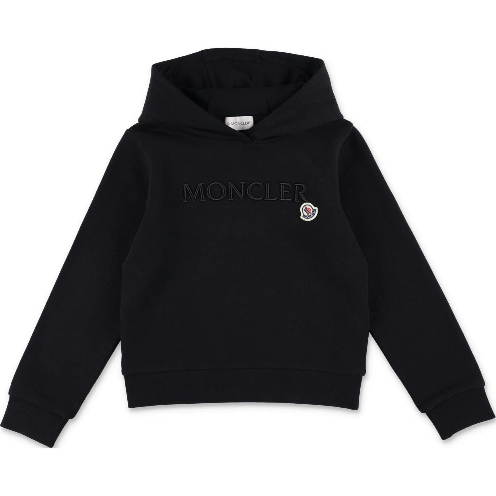 Детская толстовка Moncler, черная
Детская толстовка Moncler, черная