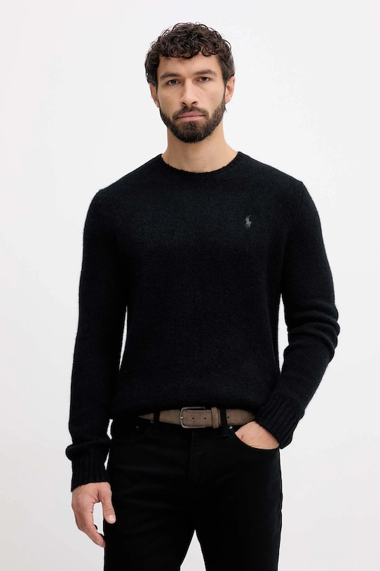 Шерстяной свитер Polo Ralph Lauren, черный
Шерстяной свитер Polo Ralph Lauren, черный