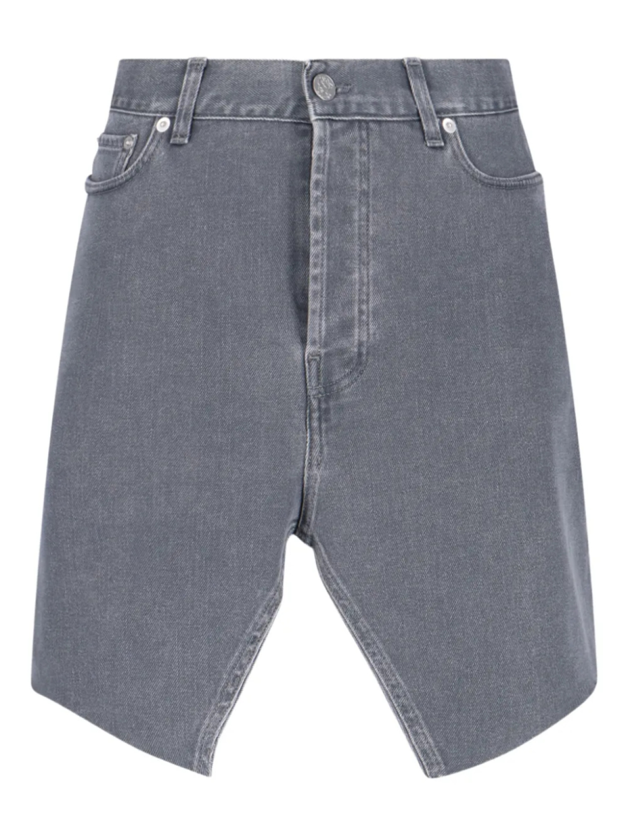 ALL IN джинсовая юбка асимметричного кроя, серый
ALL IN джинсовая юбка асимметричного кроя, серый