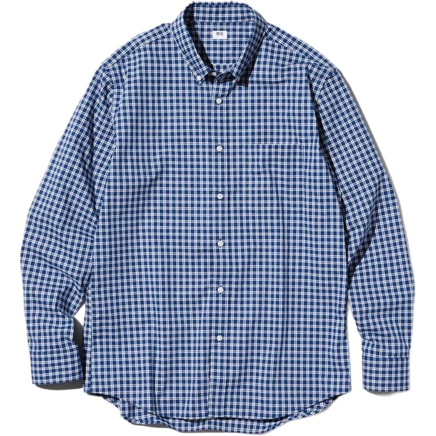 Рубашка унисекс королевского синего цвета Uniqlo, синий
Рубашка унисекс королевского синего цвета Uniqlo, синий