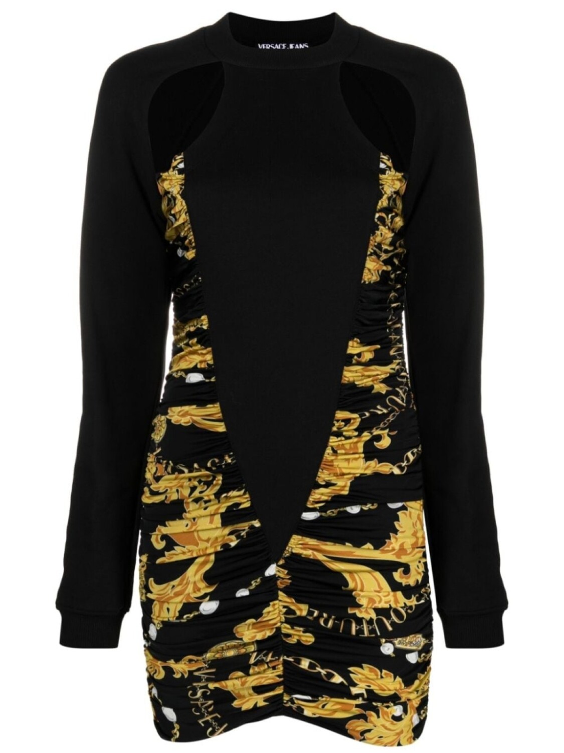Versace Jeans Couture платье мини со сборками и логотипом, черный
Versace Jeans Couture платье мини со сборками и логотипом, черный