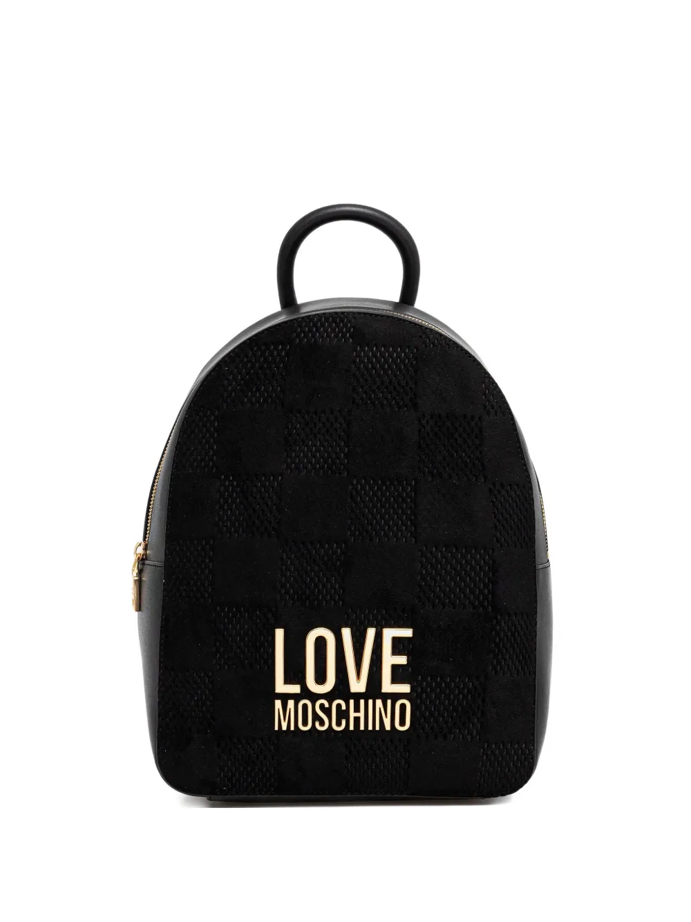 Рюкзак с верхней ручкой и логотипом Love Moschino, черный
Рюкзак с верхней ручкой и логотипом Love Moschino, черный