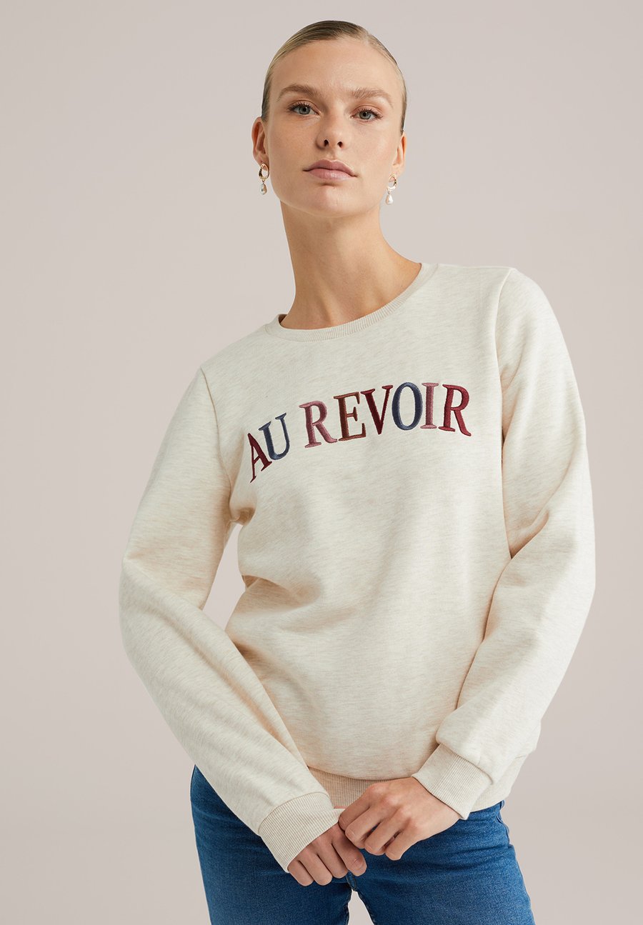 Толстовка WE Fashion Sweatshirt, Beige
Толстовка WE Fashion Sweatshirt, Beige