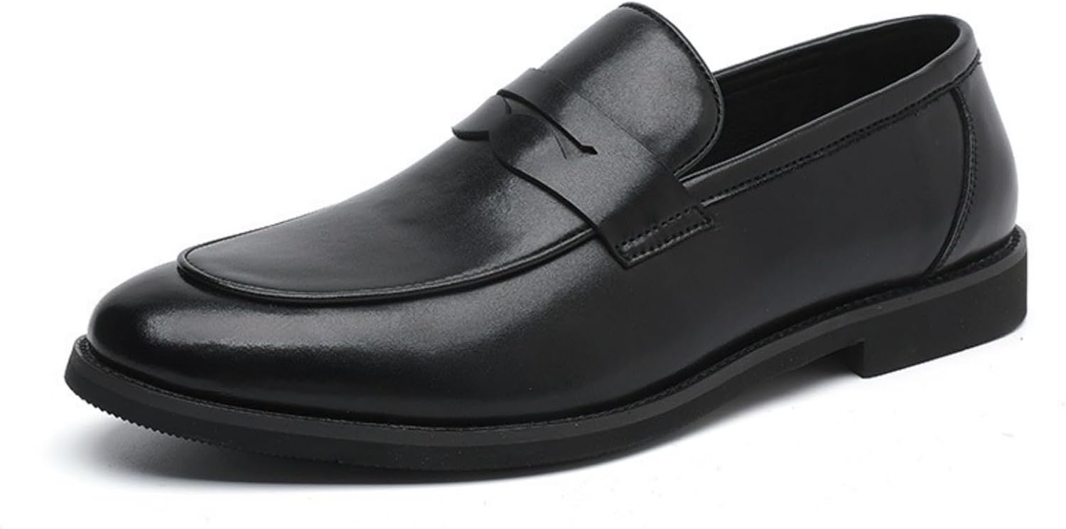 Мужские лоферы Amtopiyo из натуральной кожи, стильные деловые туфли без шнурков, черный
Мужские лоферы Amtopiyo из натуральной кожи, стильные деловые туфли без шнурков, черный