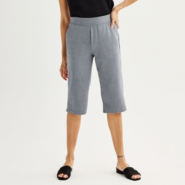 Миниатюрные трикотажные брюки-капри Croft & Barrow, серый
Миниатюрные трикотажные брюки-капри Croft & Barrow, серый