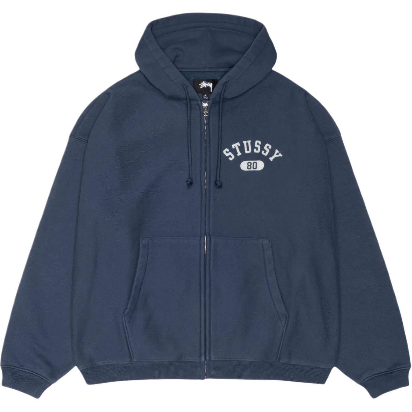 Варьете худи на молнии Stussy, синий
Варьете худи на молнии Stussy, синий