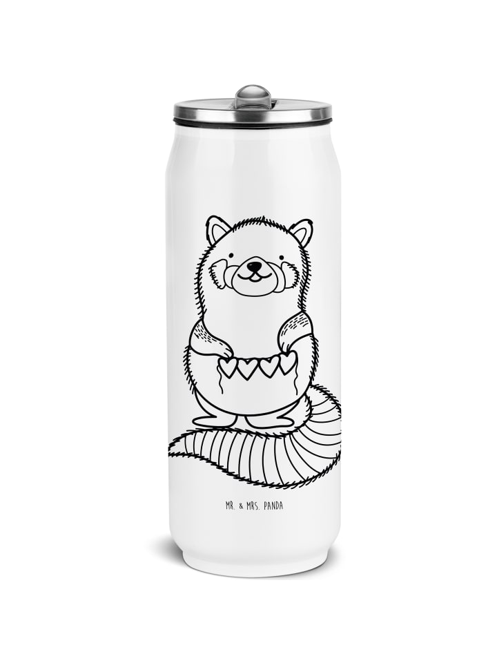 Mr. & Mrs. Panda Бутылка для воды из нержавеющей стали с изображением красной панды, без слогана, белого цвета
Mr. & Mrs. Panda Бутылка для воды из нержавеющей стали с изображением красной панды, без слогана, белого цвета