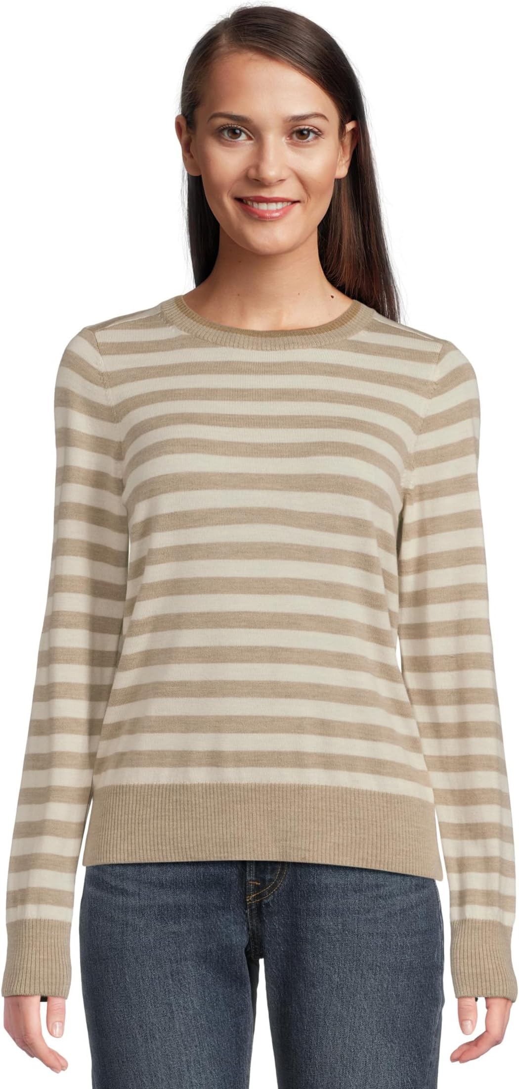 Свитер L.L.Bean Women's Essential Merino Wool Crewneck Sweater, Oatmeal Heather
Свитер L.L.Bean Women's Essential Merino Wool Crewneck Sweater, Oatmeal Heather