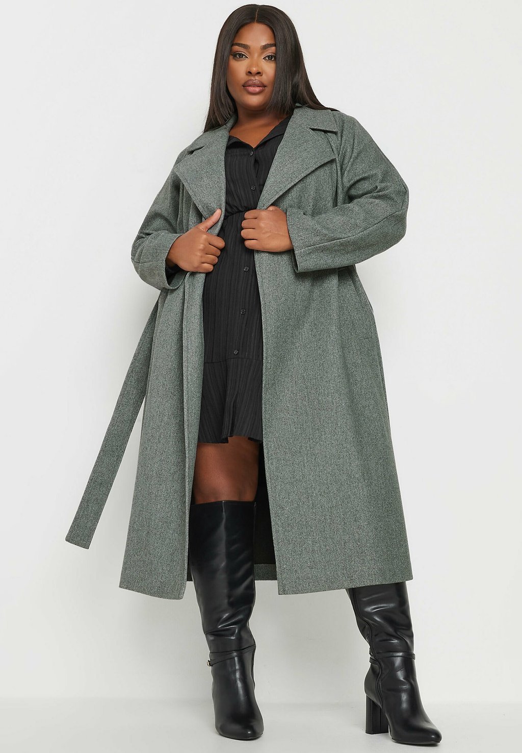 Тренчкот Yours Clothing, темно-серый
Тренчкот Yours Clothing, темно-серый